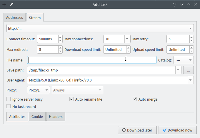 File Centipede Add task